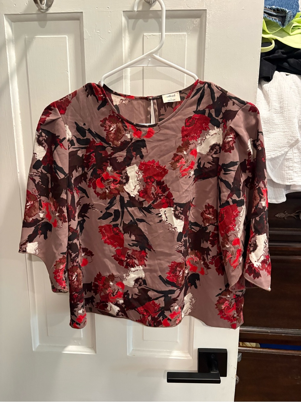 Floral Aritzia Top